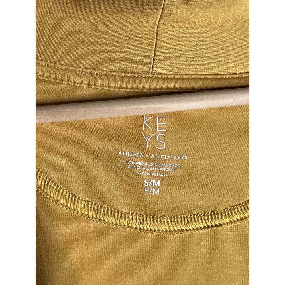 Athleta X Alicia Keys Cardigan Duster Top Womens S/M Oversized Yellow - Picture 4 of 8